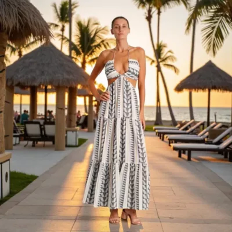 Women's Maxi Cutout Dress