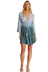 Women's Tie Dye Cover Up Dress