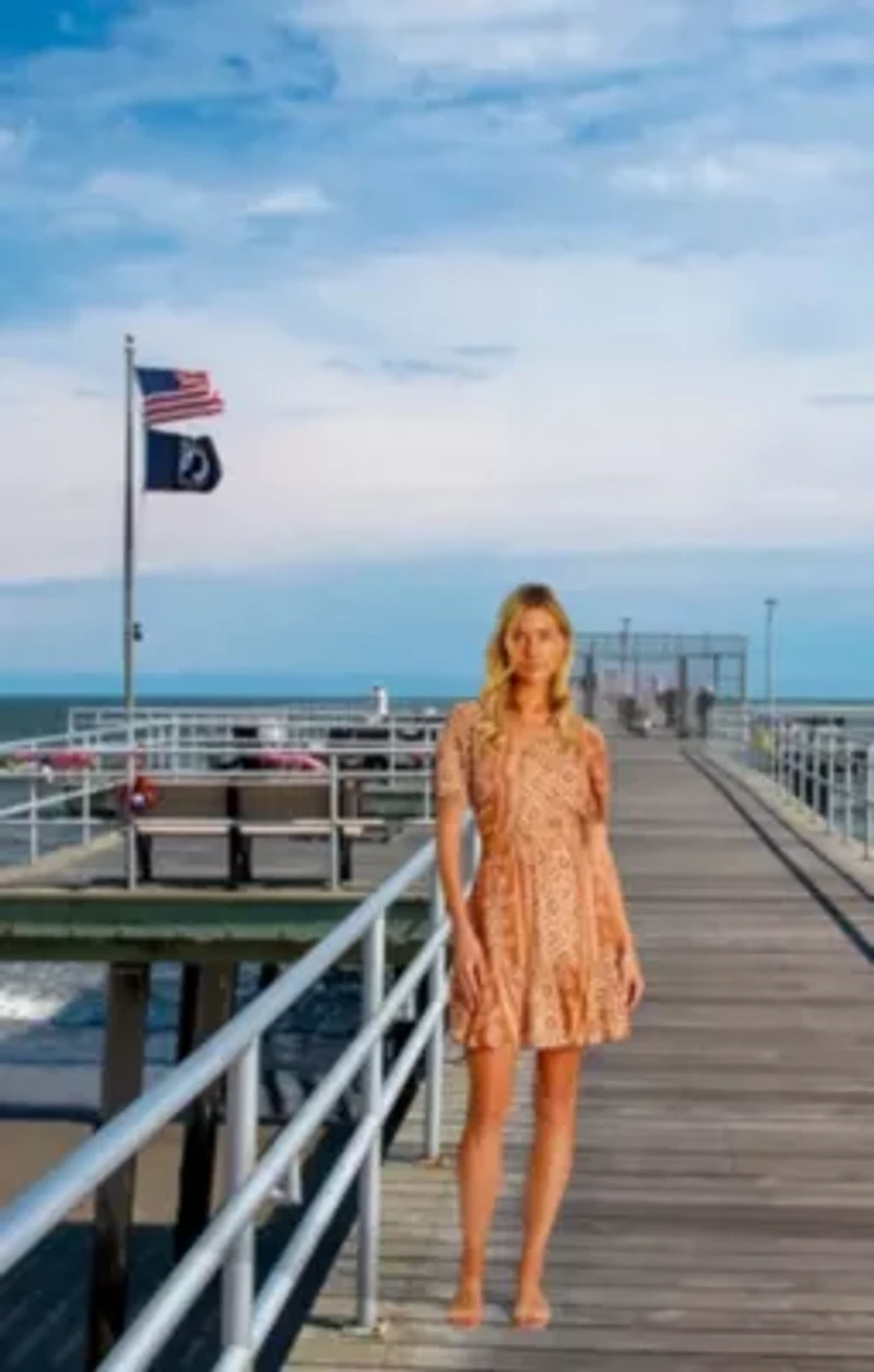 Women's Mini Wrap Dress