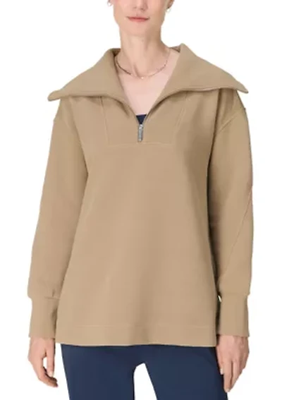 Women's Peaceful Rib Half Zip Sweatshirt