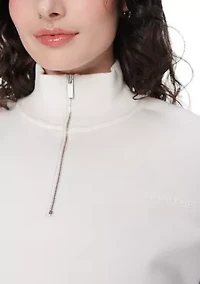 Revive Crop Half Zip Sweatshirt