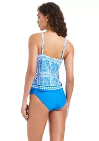 High-Neck Over-The-Shoulder Tankini