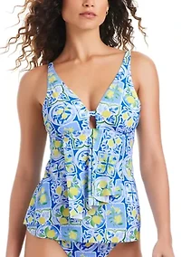Women's Primo Lemons Cascade Tankini Top