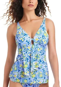 Women's Primo Lemons Cascade Tankini Top