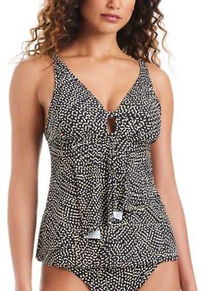 Women's On The Dot Cascade Tankini Top