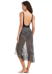 Chiffon Long Ruffle Pareo