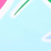 Bright Horizons Cap Sleeve Swim Top