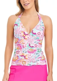Women's Dreaming of Summer Halter Tankini Top