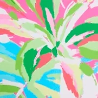 Dazzling Tropical Ruffle Neck One Piece Swimsuit