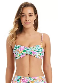 Into the Garden Bandeau Swim Top