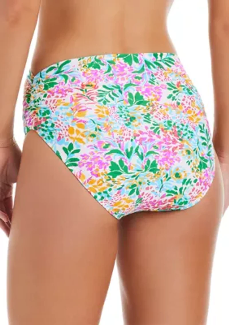 Into the Garden High Waisted Swim Bottoms