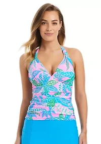 Into the Garden Tankini Swim Top