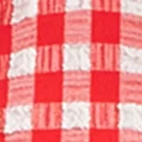 Women's Gingham Glow Ruffle Bikini Top