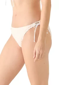 Women's Gingham Glow Side Tie Bikini Bottom