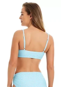 Lifes a Picnic Scalloped Bra Swim Top