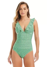 Into the Garden One Piece Swimsuit