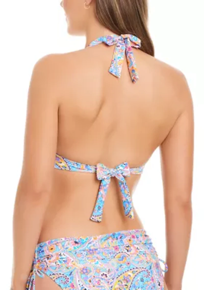 Women's Paisley Park Halter Swim Top