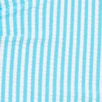 Women's Seersucker Ruffle Neck One Piece Swimsuit