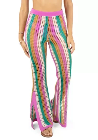Stripe Crochet Pants