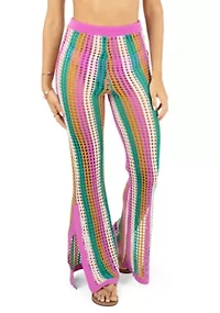 Stripe Crochet Pants