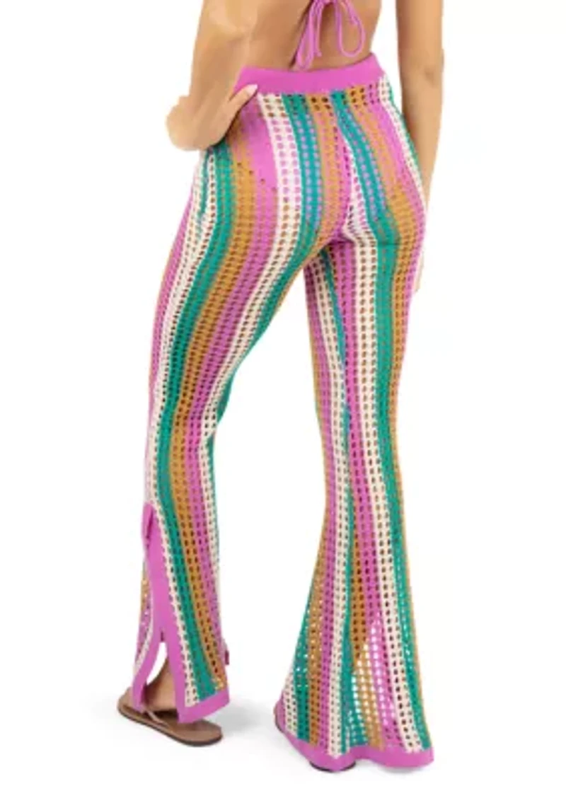 Stripe Crochet Pants
