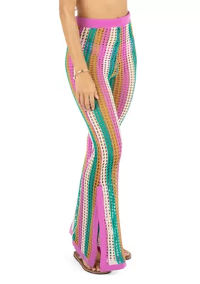 Stripe Crochet Pants