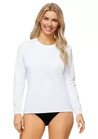 UPF 50 Pullover Drop Tail Swim Shirt