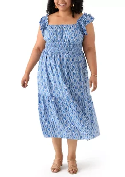 Plus Sleeveless Maxi Dress