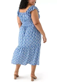 Plus Sleeveless Maxi Dress