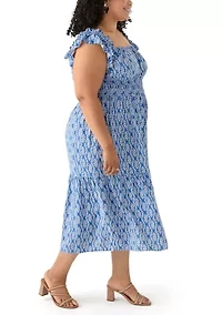 Plus Sleeveless Maxi Dress