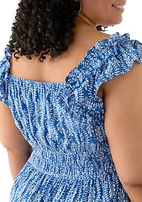 Plus Sleeveless Maxi Dress