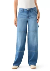 Women's Baggy Seam Front Utility Jeans
