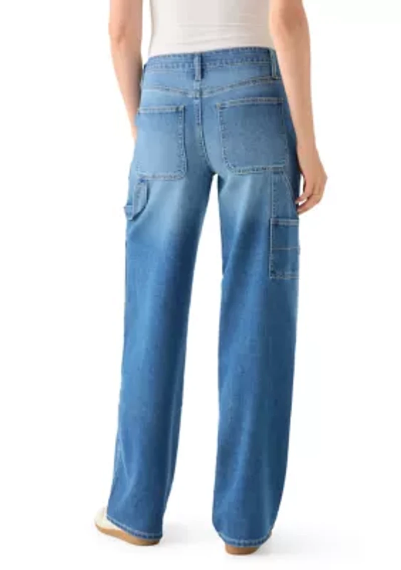 Women's Baggy Seam Front Utility Jeans
