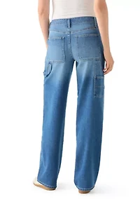 Women's Baggy Seam Front Utility Jeans