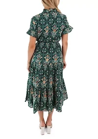 Women's Hazel Button Up Midi Dress