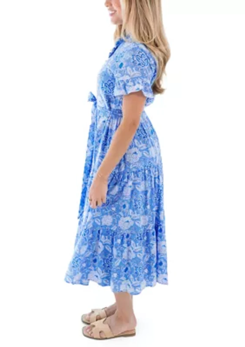 Women's Carson Button Up Midi Dress