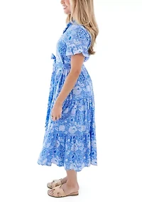 Women's Carson Button Up Midi Dress