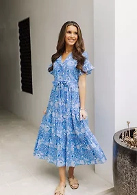 Women's Carson Button Up Midi Dress