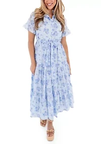 Women's Nicole Button Up Midi Dress