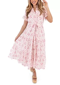 Ellie Button Up Midi Dress