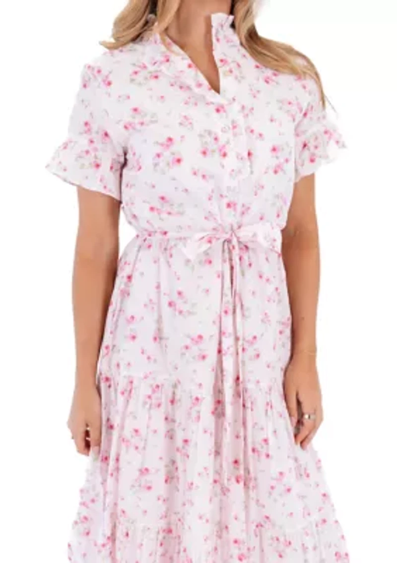Ellie Button Up Midi Dress
