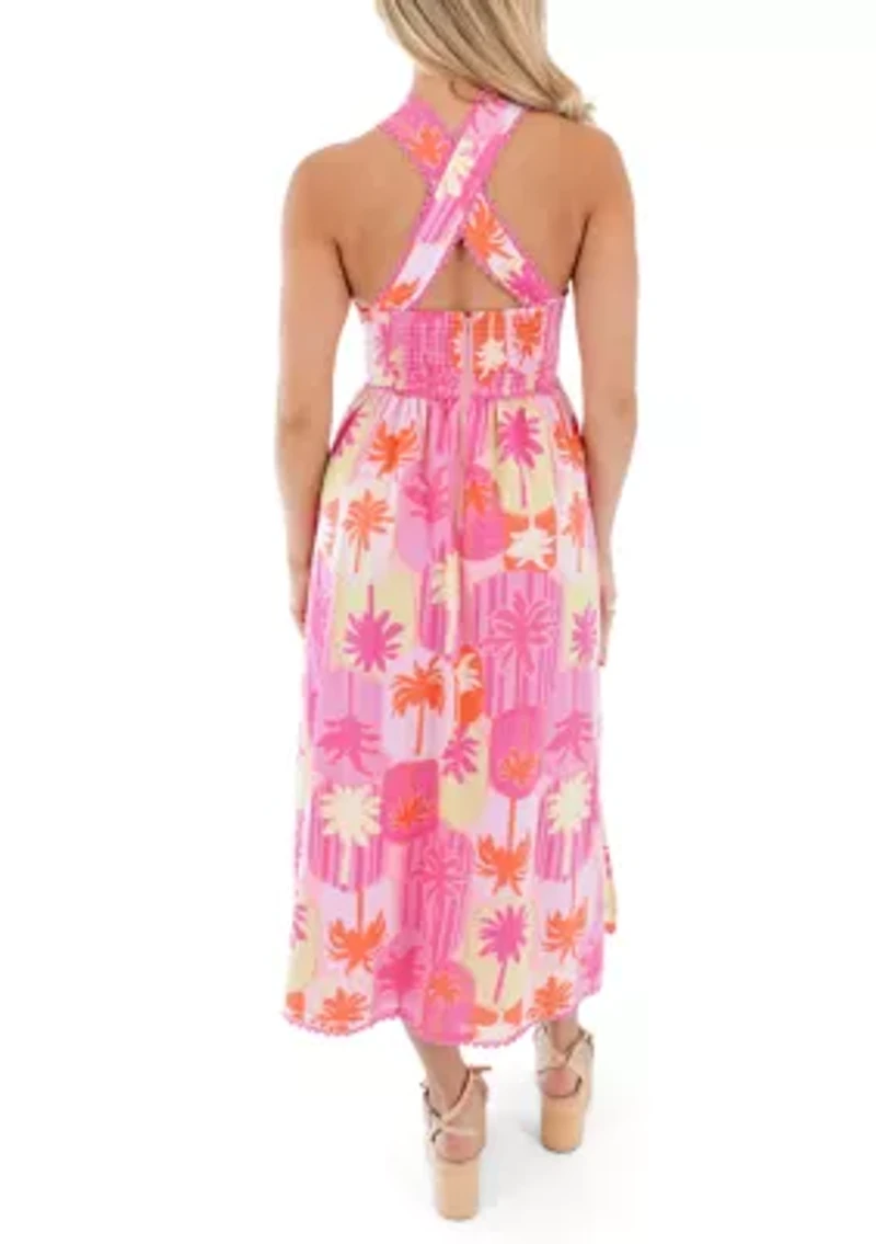 Women's Cara Ric Rac Cross Midi Dress