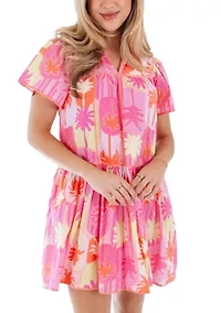 Women's Cara V-Neck Mini Dress
