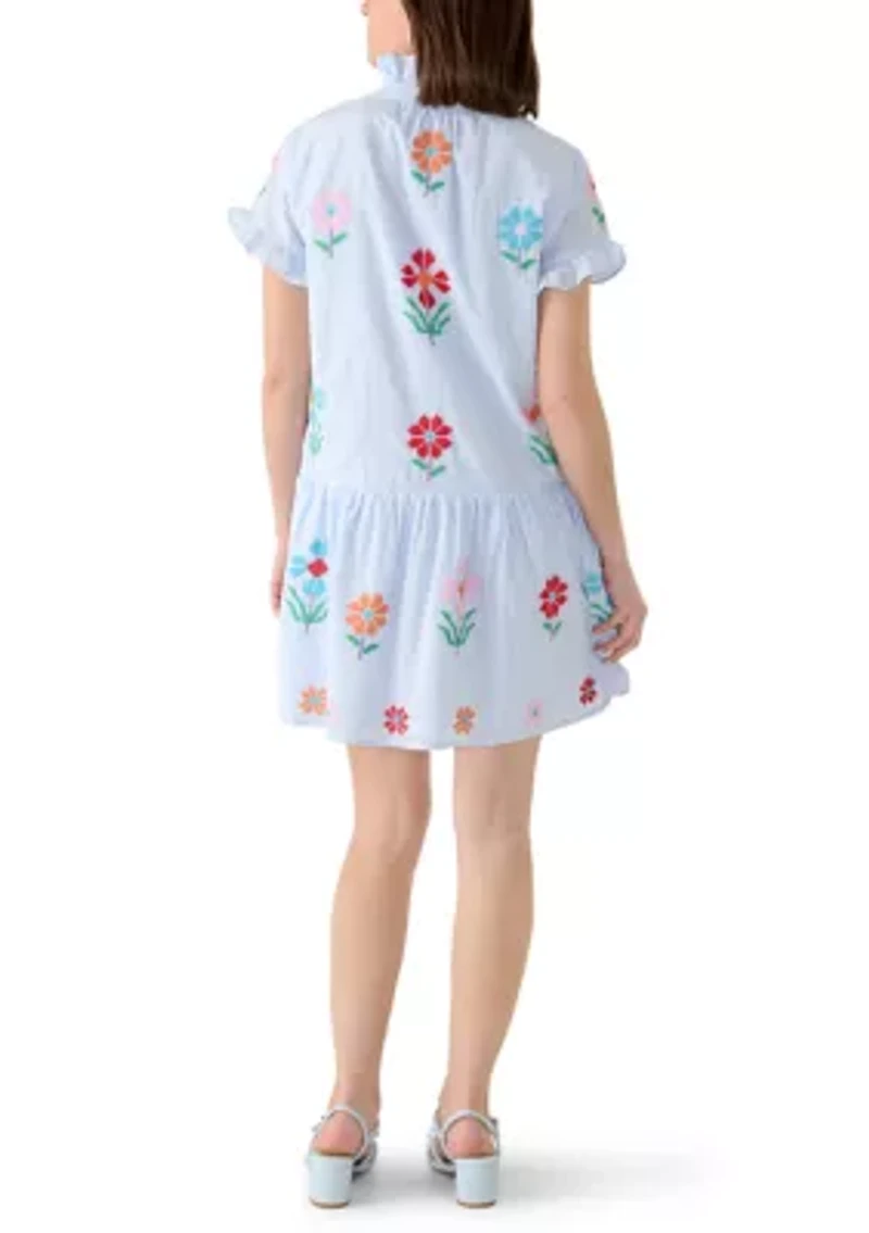 Women's Hunter Ruffle Button Up Dress
