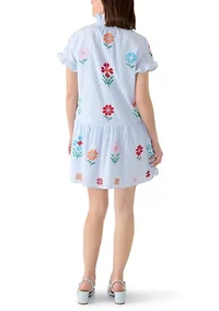 Women's Hunter Ruffle Button Up Dress