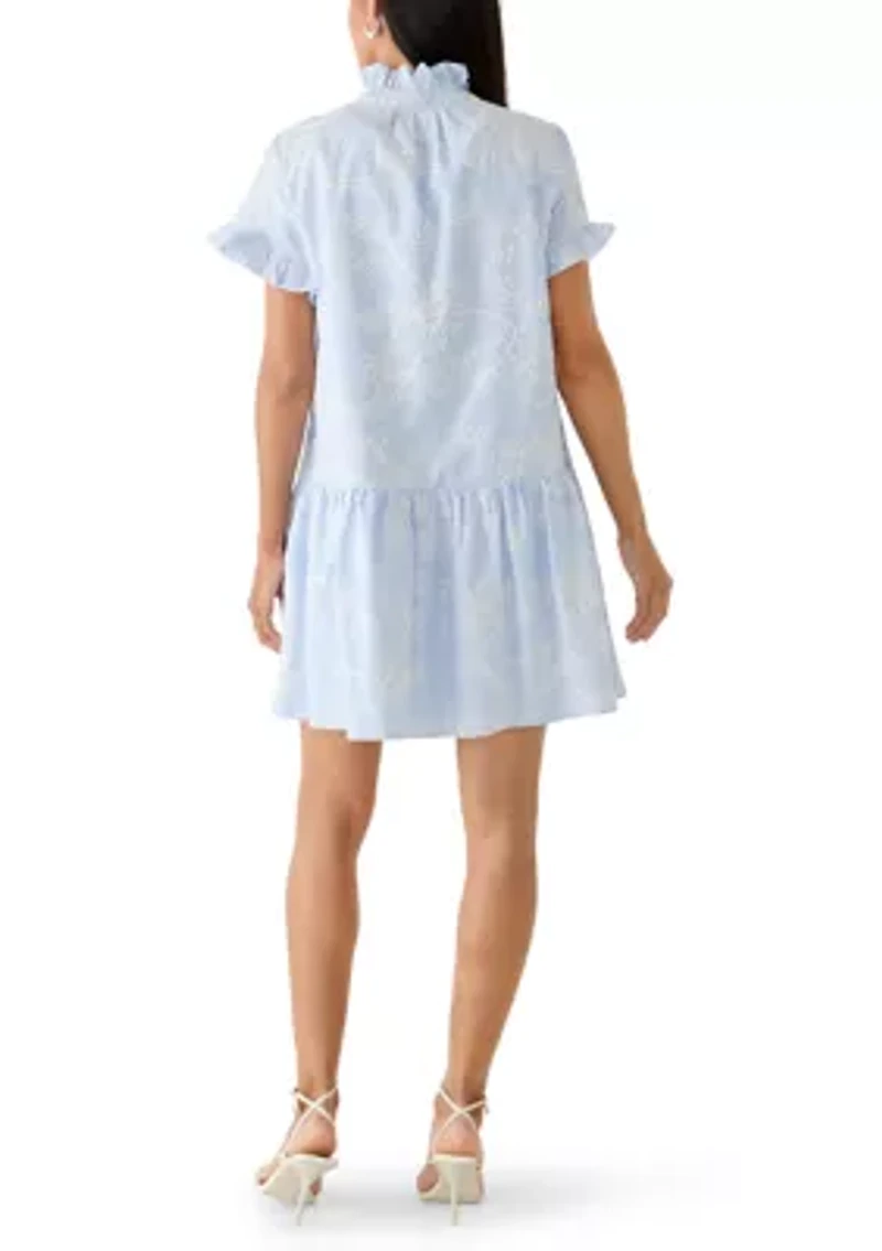 Women's Calypso Ruffle Button Up Dress
