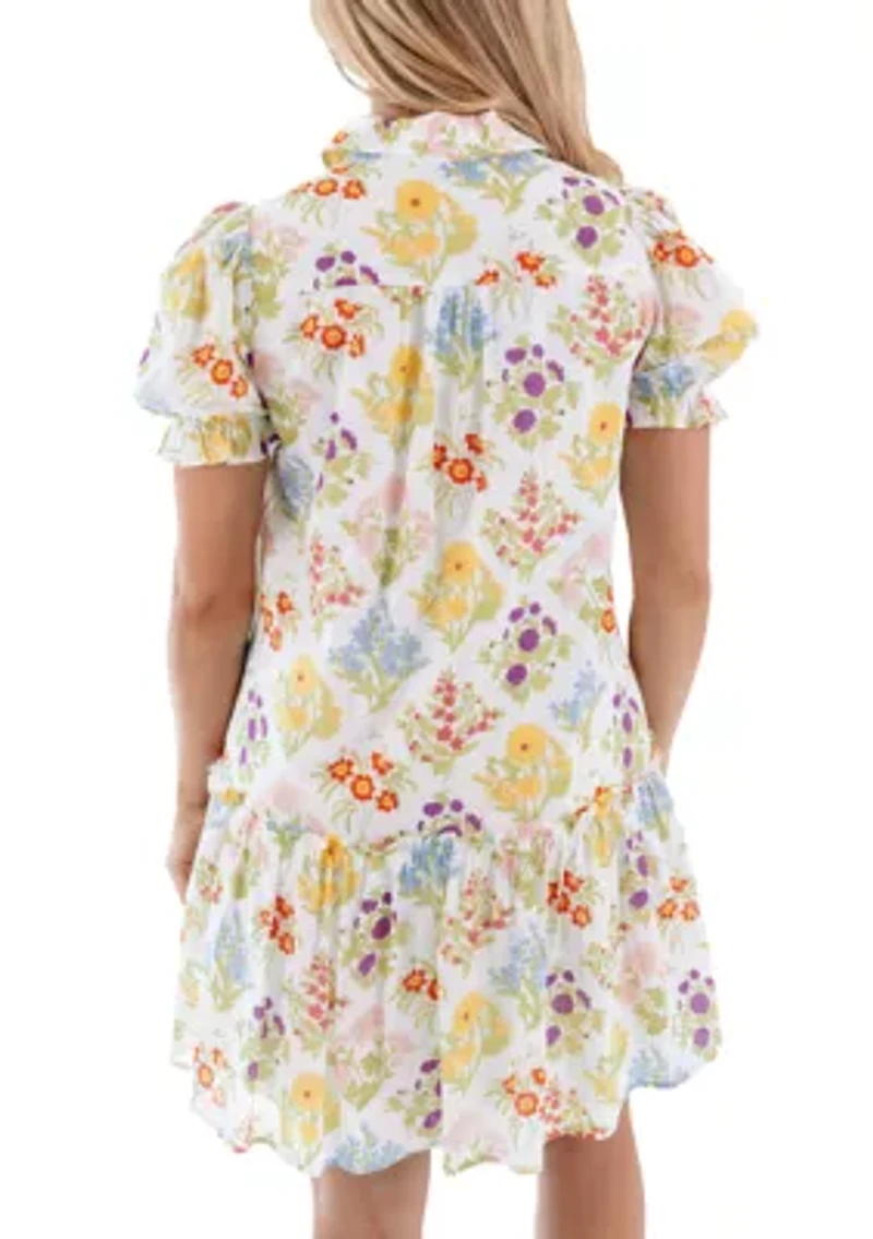 Women's Sandra Ruffle Collared Dress