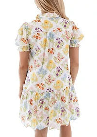 Women's Sandra Ruffle Collared Dress