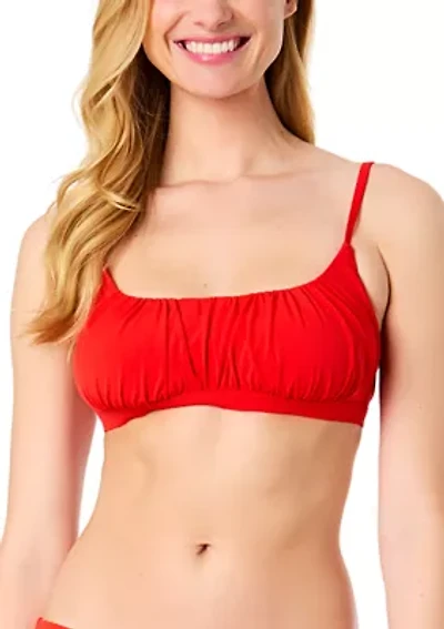 Ruched Bralette Swim Top