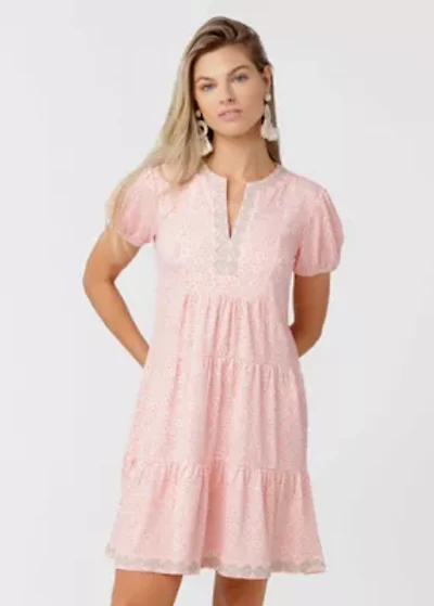 Short Sleeve Ruffle Dress